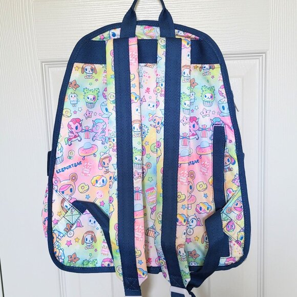 LeSportsac Tokidoki Donutella Donutino Unicorn laptop BACKPACK - Picture 7 of 10